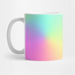 Rainbow Colors Abstract Blurry Gradient Ombre Soft Tie Dye Look Mug